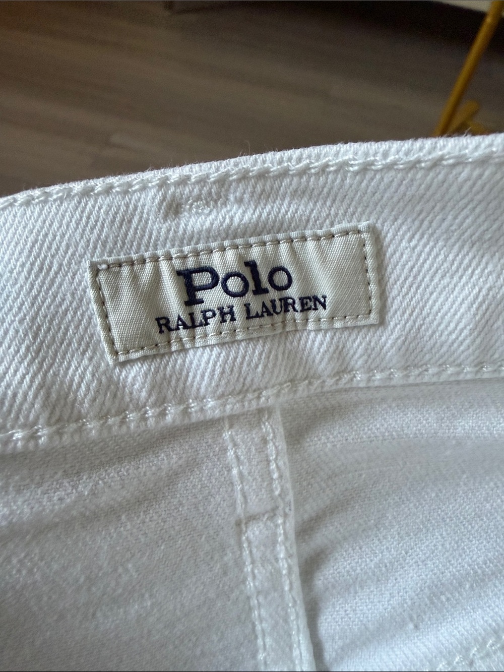 Ralph Lauren White High-Rise Super-Slim Jean Color Amesbury Wash - Picture 5 of 7